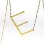 Fashionalife Birthday Gift for Girls Necklace for Women 26 Letters Initial Pendant Script Stainless Steel Jewelry