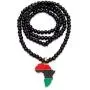 Okuna Outpost Traditional Africa Necklace with Country Pendant for Men and Women (Black, 30 in) Okuna Outpost Traditional Africa Necklace with Country Pendant for Men and Women (Black, 30 in)