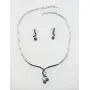 Faship Gorgeous Rhinestone Crystal Floral Necklace Earrings Set Faship Gorgeous Rhinestone Crystal Floral Necklace Earrings Set