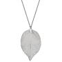 BriLove Womens Bohemian Boho Real Filigree Autumn Leaf Long Pendant Necklace