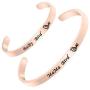 MAOFAED Mother Daughter Bracelet Mom and Baby Bird Bracelet Baby Baptism Jewelry for New Mom and Wife