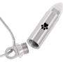 Casket Etcetera PAW PRINT WITHIN BULLET Pet Cremation Jewelry Urn Necklace Keeps Your Love Ones Ashes Safe Casket Etcetera PAW PRINT WITHIN BULLET Pet Cremation Jewelry Urn Necklace Keeps Your Love Ones Ashes Safe