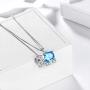 Aurora Tears Elephant Jewelry Women 925 Sterling Silver Crystal Birthstone Animal Elephants Necklace/Earring/Ring Birthday Jewelry