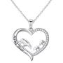 Sterling Silver For Mom Necklace Mothers Day Gift Mama Bear Pendant Necklace or Bracelet for Mum