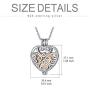 ROMANTIC WORK Cremation Jewelry for Ashes Sterling Silver Urn Necklace Cremation Pendant with Hollow Heart Memorial Keepsake Jewelry for Women Girls 18 inches Chain