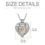 ROMANTIC WORK Cremation Jewelry for Ashes Sterling Silver Urn Necklace Cremation Pendant with Hollow Heart Memorial Keepsake Jewelry for Women Girls 18 inches Chain ROMANTIC WORK Cremation Jewelry for Ashes Sterling Silver Urn Necklace Cremation Pendant with Hollow Heart Memorial Keepsake Jewelry for Women Girls 18 inches Chain