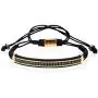GVUSMIL Luxury CZ Imperial Crown Braided Copper Bracelets with 8mm Micro Pave Cubic Zirconia Beads Pulseira Bangle Charm Jewelry for Men Boys GVUSMIL Luxury CZ Imperial Crown Braided Copper Bracelets with 8mm Micro Pave Cubic Zirconia Beads Pulseira Bangle Charm Jewelry for Men Boys