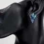 Neoglory Jewelry Blue Butterfly Platinum Plated Fashion Stud Drop Dangle Earrings Women Neoglory Jewelry Blue Butterfly Platinum Plated Fashion Stud Drop Dangle Earrings Women