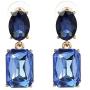 Vintage Statement Drop Dangle Earring Shiny Crystal Stud Earrings Women Party Jewelry