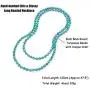 PEARLADA Long Turquoise Tigers Eye Beads Endless Necklaces Handmade Gemstone Jewelry for Women Girls Pearl Necklace 47.5'' PEARLADA Long Turquoise Tigers Eye Beads Endless Necklaces Handmade Gemstone Jewelry for Women Girls Pearl Necklace 47.5''