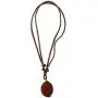 Ebsem Peace - Yin Yang - Hemp Necklace, Genuine Leather Cord Surfer Jewelry for Men & Women