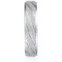 Unisex Comfort Fit Sterling Silver 5mm Sandblasted Finish Ring Patterned Wedding Band