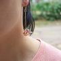 DAMLENG Funny Cute Acrylic Resin Simulation Fish in Bag Dangle Earrings Unique Asymmetry Lightweight Goldfish Dangle Drop Earrings Jewelry Gift for Girls Women