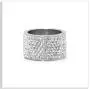 Xusamss Fashion Stainless Steel Ice Out Crystal Ring Xusamss Fashion Stainless Steel Ice Out Crystal Ring