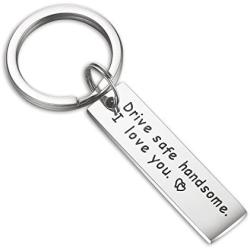CJ&M Husband Keychain When I Tell You I Love You Husband Gift Boyfriend Gift,Wife Gift,Dad Gift, Men Gift