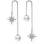 Orris 18K White Gold Plated Long Tassel Chain Dangle Drop Threader Earrings for Women Girls Orris 18K White Gold Plated Long Tassel Chain Dangle Drop Threader Earrings for Women Girls
