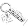 To ERR is Human To ARR is Pirate Keychain Funny Pirate Gift Skull and Swords Humor Keychain