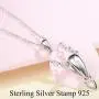 FANCIME White Gold Rose Gold Plated 925 Sterling Silver Embossed Infinity Cross Crucifix Delicate Pendant Necklace Dainty Pendant with Round CZ Fine Jewelry for Women Girls,16+2'', 18”