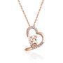 BLEOUK Cute Koala Heart Pendant Necklace Koala Gift Koala Lover Gift You’re My Koala Necklace Koala Gift for Girlfriend Wife