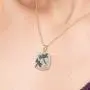 Santuzza Blue Dragonfly Pendants 925 Sterling Silver 14K Yellow Gold Plating Elegant Trendy Gift Party Fine Jewelry for Women