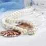 SEVENSTONE Faux Pearl Crystal Choker Necklace Earring Bracelet Jewelry Set for Women Wedding Bridal Jewelry SEVENSTONE Faux Pearl Crystal Choker Necklace Earring Bracelet Jewelry Set for Women Wedding Bridal Jewelry