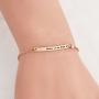 KUIYAI Mother of Bride and Mother of Groom Bar Bracelet Wedding Bracelet