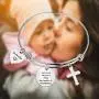 BEKECH Madrina Bracelet Solo Las Mejores Tias Ascienden A Madrina Cross Charm Jewelry Gift for Madrina Baptistim Gift Godmother Proposal Bracelet