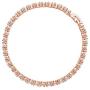 PAVOI 14K Gold Plated Cubic Zirconia Classic Tennis Bracelet | Gold Bracelets for Women | 4mm CZ, Size 6.5-7.5 Inch