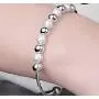 skyllc Charming Lucky Beads Bracelet Women Silver Plated Bangle Fashion Jewelry skyllc Charming Lucky Beads Bracelet Women Silver Plated Bangle Fashion Jewelry