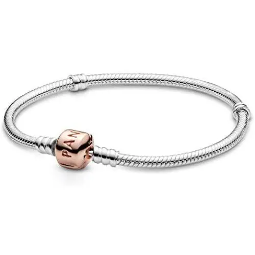 Pandora Jewelry Moments Snake Chain Charm Pandora Rose Bracelet