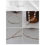 UDORA Crystals Necklace Earrings Bracelet Wedding Jewelry Set for Bride Bridesmaids