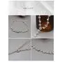 UDORA Crystals Necklace Earrings Bracelet Wedding Jewelry Set for Bride Bridesmaids