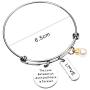 ecobuty Aunt Niece Bracelet The Love Between an Aunt and Niece is Forever Bracelet Aunt Jewelry Aunt Gift from Niece Gift for Aunt