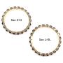 RIAH FASHION Multi Color Stretch Beaded Stackable Bracelets - Layering Bead Strand Statement Bangles