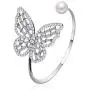 Sparkly Crystal Butterfly Bracelet Dainty Hollow Rhinestone Bangle Wedding Bridal Bridesmaid Bracelet Jewelry for Women and Girls Sparkly Crystal Butterfly Bracelet Dainty Hollow Rhinestone Bangle Wedding Bridal Bridesmaid Bracelet Jewelry for Women and Girls