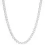 4.5mm .925 Sterling Silver Flat Mariner Link Anchor Chain Necklace 4.5mm .925 Sterling Silver Flat Mariner Link Anchor Chain Necklace