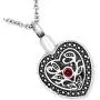 CoolJewelry Urn Necklace for Ashes Love Heart Pendant Birthstone Flower Cremation Memorial Keepsake Stainless Steel Jewelry with Fill Kit CoolJewelry Urn Necklace for Ashes Love Heart Pendant Birthstone Flower Cremation Memorial Keepsake Stainless Steel Jewelry with Fill Kit