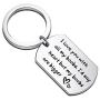 WUSUANED Boyfriend Gift I Love You with All My Boobs Keychain Funny Jewelry