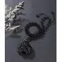 Jovivi Hand Carved Mother Elephant Natural Black Obsidian Necklace Healing Crystal Gemstone Necklaces Pendant Protection Lucky Amulet Charm Adjustable Braided Rope Mothers Day Gifts Jovivi Hand Carved Mother Elephant Natural Black Obsidian Necklace Healing Crystal Gemstone Necklaces Pendant Protection Lucky Amulet Charm Adjustable Braided Rope Mothers Day Gifts