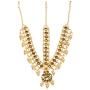 Bindhani Indian Bollywood Style Wedding Gold Plated Maang Tikka Bridal Bahubali Matha Patti Traditional Mang Tika Jewellery Damini Bridesmaid Hair Accessories Head Jewelry for Women
