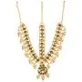 Bindhani Indian Bollywood Style Wedding Gold Plated Maang Tikka Bridal Bahubali Matha Patti Traditional Mang Tika Jewellery Damini Bridesmaid Hair Accessories Head Jewelry for Women