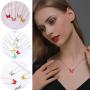 yfstyle 4Pairs / 9Pairs Butterfly Necklace and Butterfly Drop Earrings Set Adjustable Butterfly Rhinestone Necklace Acrylic Butterfly Stud Earrings for Women Girls