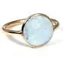 Moonstone 18k Rose Gold Clad Wholesale Gemstone Round Ring (11) Moonstone 18k Rose Gold Clad Wholesale Gemstone Round Ring (11)