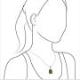 Starborn Sterling Silver Natural 20-30 carat Moldavite Pendant