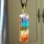 Tangie Marie Orgone Chakra Gemstone Pendant with Adjustable Cord – Seven Chakra Stones Necklace for Meditation and Spiritual Energy Tangie Marie Orgone Chakra Gemstone Pendant with Adjustable Cord – Seven Chakra Stones Necklace for Meditation and Spiritual Energy
