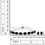 Gem Stone King 925 Sterling Silver Black Onyx Adjustable Tennis Bracelet Earrings Set, 11.60 Total Carat Weight