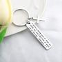 FUSTMW Christian Keychain Bible Verse Gifts Religious Jewelry Inspirational Scripture Gifts Faith is Being Sure of What We Hope Hebrew 11:1
