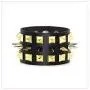 Nsitbbuery Punk Rivet Bracelet Spike Wide Leather Wristband Bracelet Nsitbbuery Punk Rivet Bracelet Spike Wide Leather Wristband Bracelet