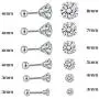 6 Pairs 3-8mm Cubic Zirconia Stud Earrings Set, 316L Hypoallergenic Surgical Stainless Steel Piercing Cartilage Fashion Helix Earrings for Women Men and Girls 6 Pairs 3-8mm Cubic Zirconia Stud Earrings Set, 316L Hypoallergenic Surgical Stainless Steel Piercing Cartilage Fashion Helix Earrings for Women Men and Girls
