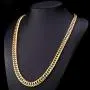 U7 Men Stainless Steel Franco Chain Curb Link Hip Hop Chunky Necklace Costume Jewelry 6MM 9MM 12MM Thick, Length 18-36 Inch, Silver Black Gold Color,Gift Packed